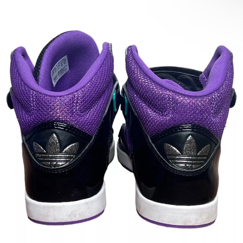 Adidas Originals AR 2.0 Black/Purple High Top Woman’s Sneakers Shoes Sz 9 - Picture 7 of 11